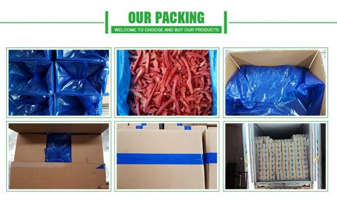 HACCP対応 中国産冷凍食品 冷凍野菜・果物 IQF ミックスパッパーストリップ 4