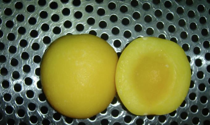 IQF オーガニック 黄桃 半分 冷凍 果物 甘い味 卸し 梱包 保存 水 パルプ 全立方体 ダイス 半分 入手可能 3