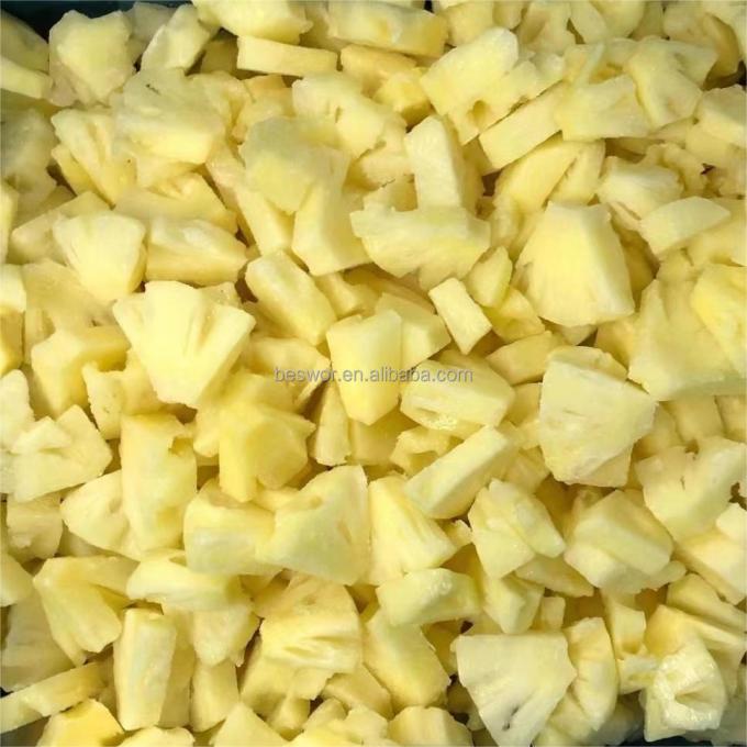 卸売 IQF 冷凍パイナップルキューブ 冷凍フルーツ リーズナブル価格 4