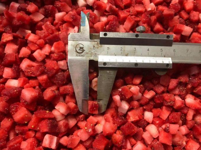 新しい作物 質の良い IQF 冷凍ダイスストロベリー 中国産冷凍ストロベリーダイス 4