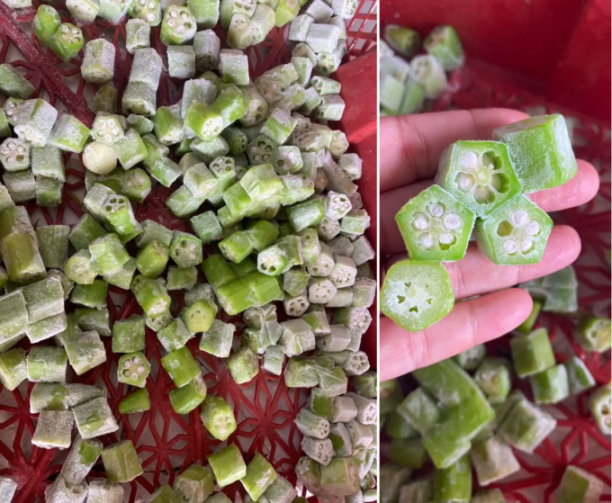 ベトナム産冷凍オクラ（IQF）プレミアム、調理用、ホール＆スライス、卸売バルクサプライヤー 6