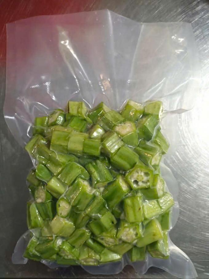 ベトナム産冷凍オクラ（IQF）プレミアム、調理用、ホール＆スライス、卸売バルクサプライヤー 8
